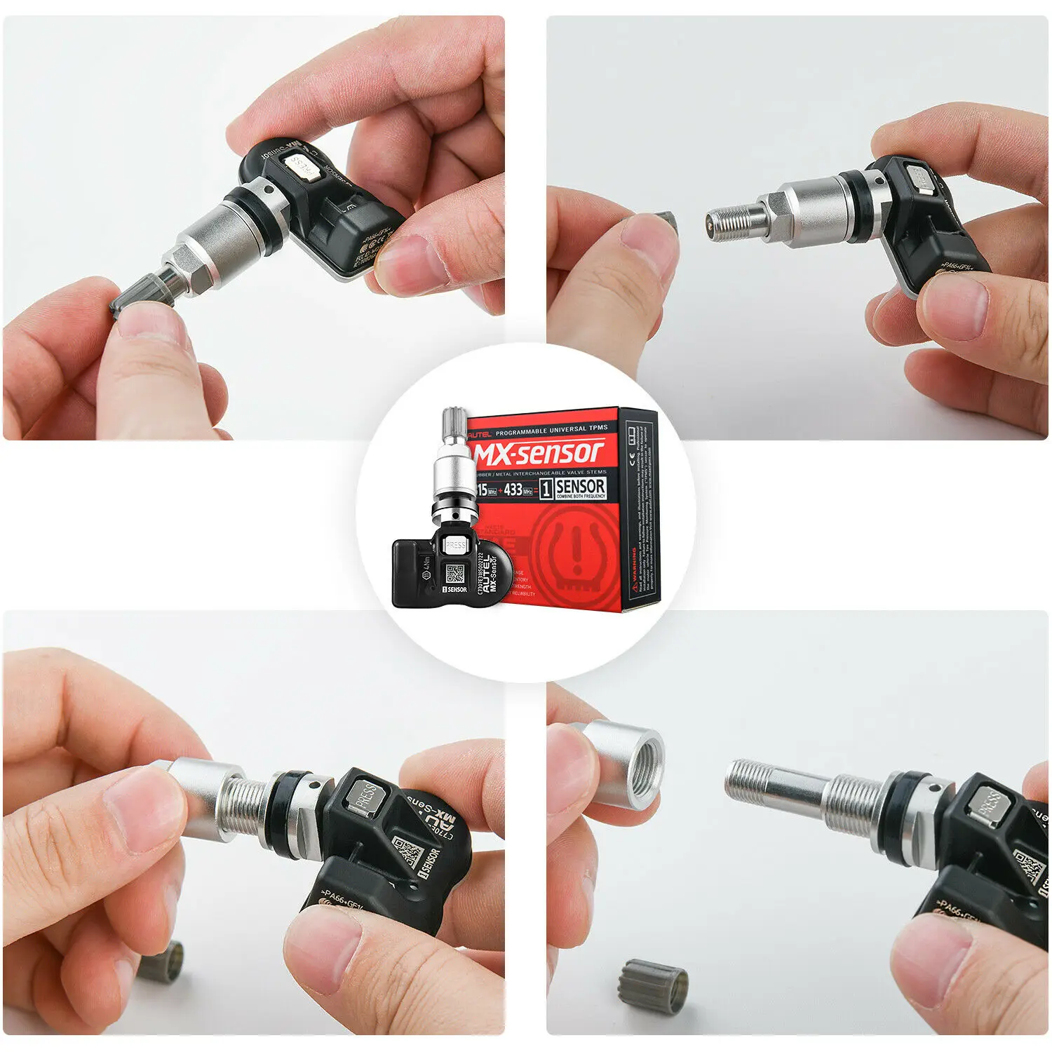 Autel MX Sensor 433MHz / 315MHz TPMS érzékelő / 4db-os csomag